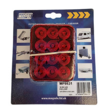 Maypole MP8631B Red LED Fog Lamp with Cable