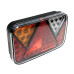 Maypole MP8645BL LED Rear Combination Lamp Left Hand 5-Pin Black