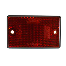 Maypole MP8722SSB Red Reflector Self Adhesive & Fixing Holes