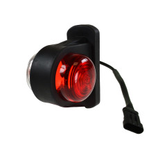 Maypole MP8761B Red/White Low Outline Marker Lamp Maypole MP8761B Red/White Low Outline Marker Lamp