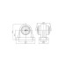 Maypole MP8761BSS Red/White Low Outline Marker Lamp with Super Seal Socket