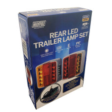 Maypole MP8906 LED Rear Combination Trailer Lights Pair Maypole MP8906 LED Rear Combination Trailer Lights Pair