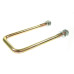 Maypole MP915B U Bolt with Nyloc Nuts & Washers High Tensile Black