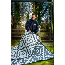 Maypole MP94518 Aztec Deluxe Grey Leisure Carpet 1.2m x 1.8m Maypole MP94518 Aztec Deluxe Grey Leisure Carpet 1.2m x 1.8m