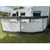 Maypole MP9524 3 Panel Poled Leisure Windbreak Maypole MP9524 3 Panel Poled Leisure Windbreak