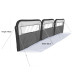 Maypole MP9552 3 Panel Modular Air Windbreak Maypole MP9552 3 Panel Modular Air Windbreak