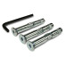 Maypole MP9733 Fold Down Security Post with Integral Lock