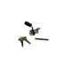 Maypole Mp2015L Barrel Lock & Key Set for Knott Couplings