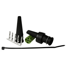 Aspock P13052304 5 Pin Female Green Connector with Entry Grommets