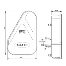 Aspock P35030100 Earpoint LED Left Hand Trailer Light Aspock P35030100 Earpoint LED Left Hand Trailer Light