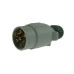 Maypole mp029b 12S Type 7 Pin Plastic Caravan Plug Maypole mp029b 12S Type 7 Pin Plastic Caravan Plug