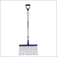 Rubber Matting Stable Fork 100cm Handle with D grip