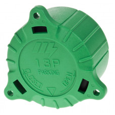 Alignment and storage cap for 13 pin plugs