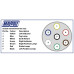 12n Type 7 Pin Aluminium Socket