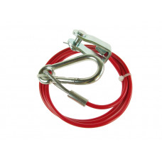 red breakaway cable 3mm x 1 clevis
