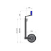 Professional - 48mm extra h/duty ribbed j/wheel max load 750kg