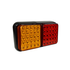 lamp - 10-30v led s/t/i twin modular with plastic base & 40cm cable