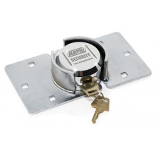 Van Door Lock Complete With Chrome Hasp & Fixing Bolts