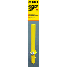 Fold Down Security Post Set In Concrete
